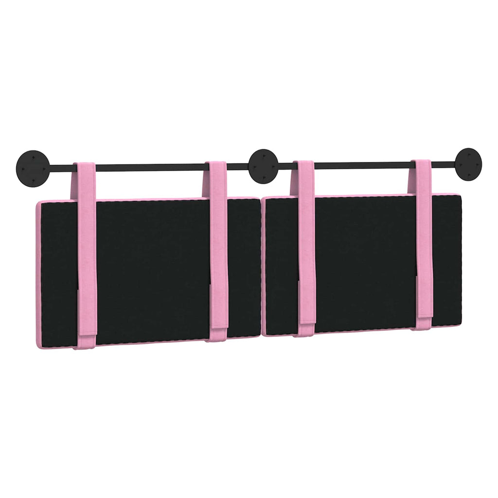 Hängendes Kopfteil Rosa Stoff