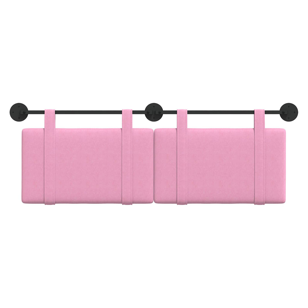 Hängendes Kopfteil Rosa Stoff