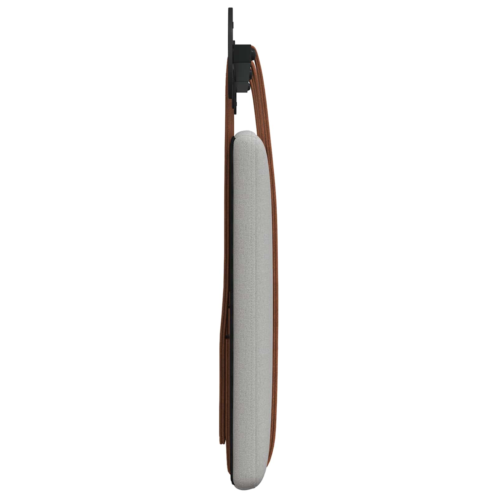 Hängevorderseite Uni Wolkengrau 150 x 55 x 5 cm Antikes PU