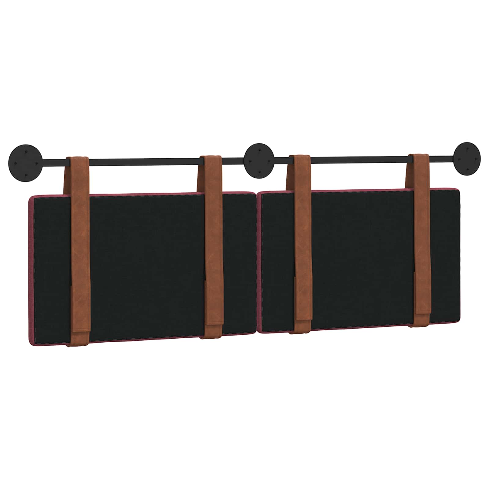 Hängevorderseite Uni Weinrot 150 x 55 x 5 cm Antikes PU