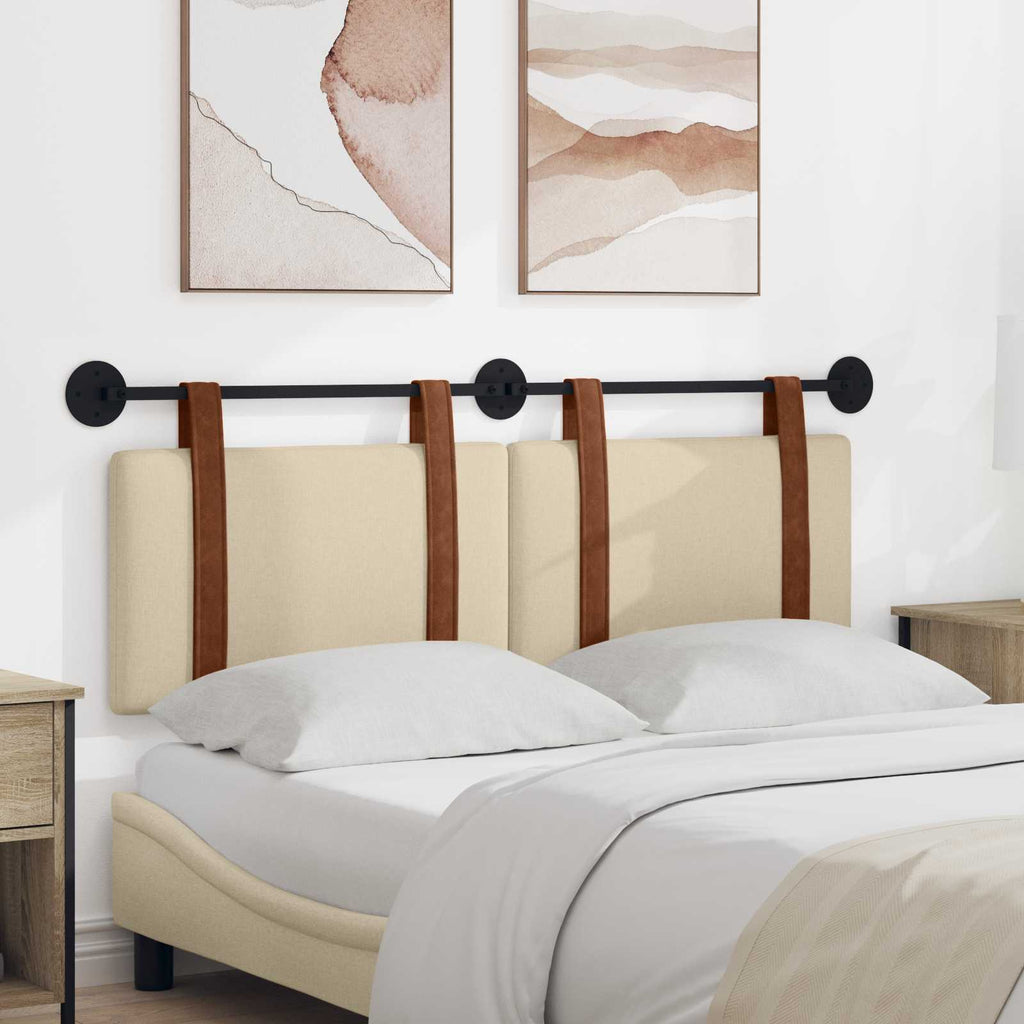 Hängendes Kopfteil Creme Antikes PU