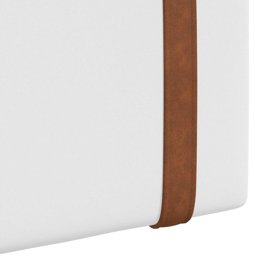 Hängevorderseite Wandmontiert Weiß 150 x 55 x 5 cm Antikes PU