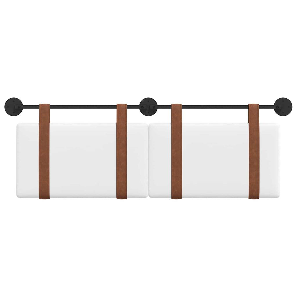 Hängevorderseite Wandmontiert Weiß 150 x 55 x 5 cm Antikes PU