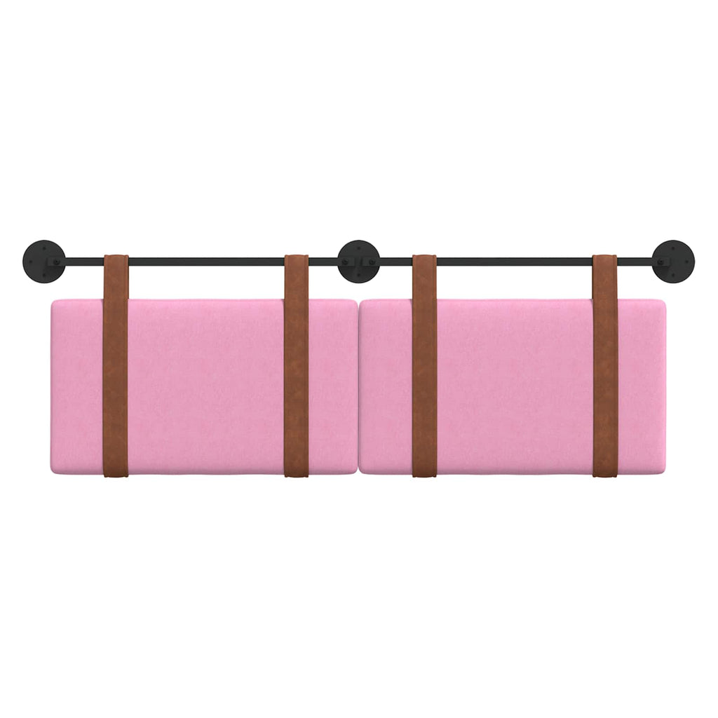 Hängendes Kopfteil Rosa Antikes PU