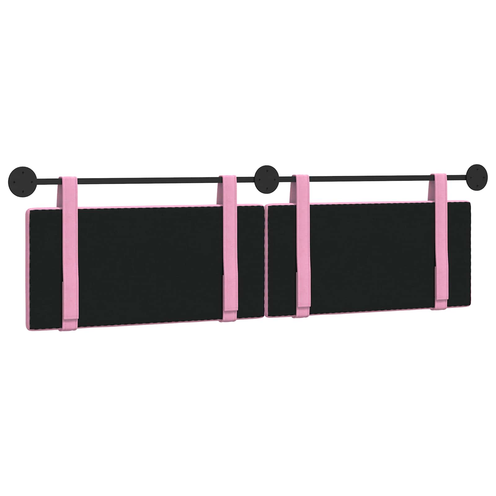 Hängendes Kopfteil Rosa Stoff