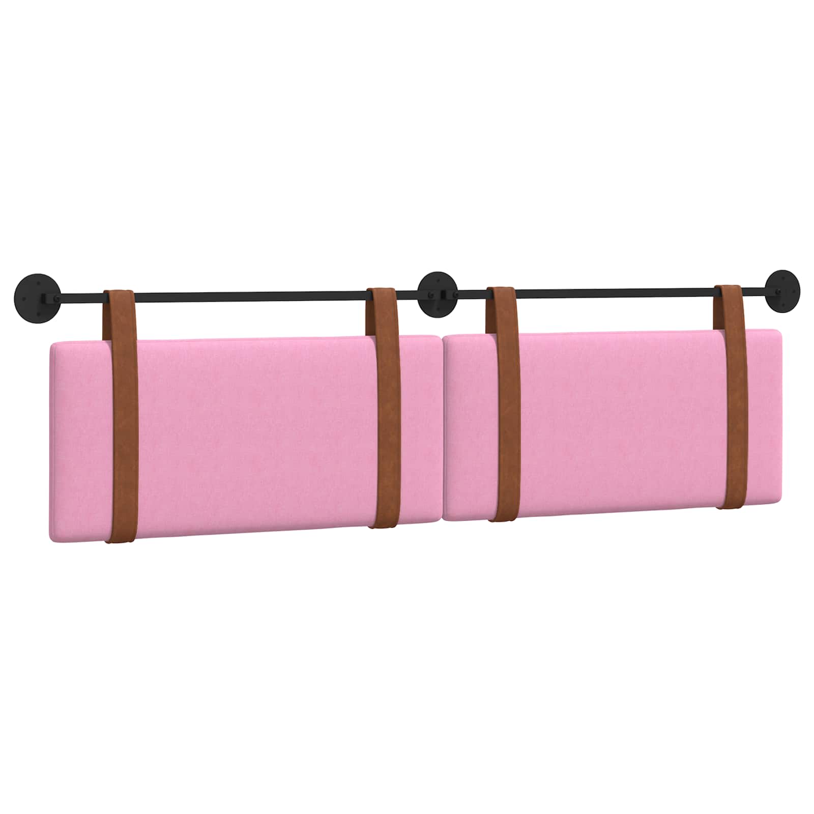 Hängendes Kopfteil Rosa Antikes PU