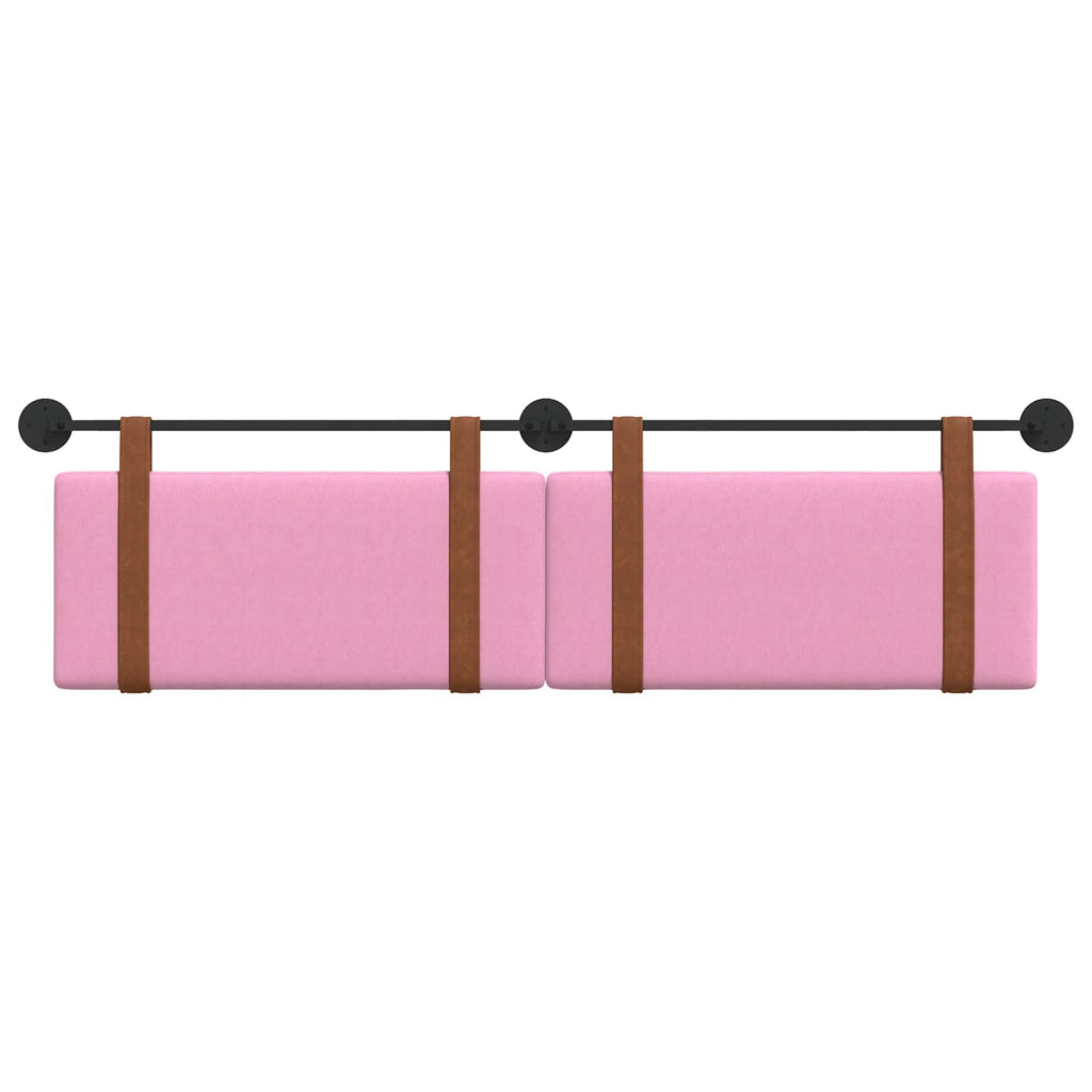Hängendes Kopfteil Rosa Antikes PU