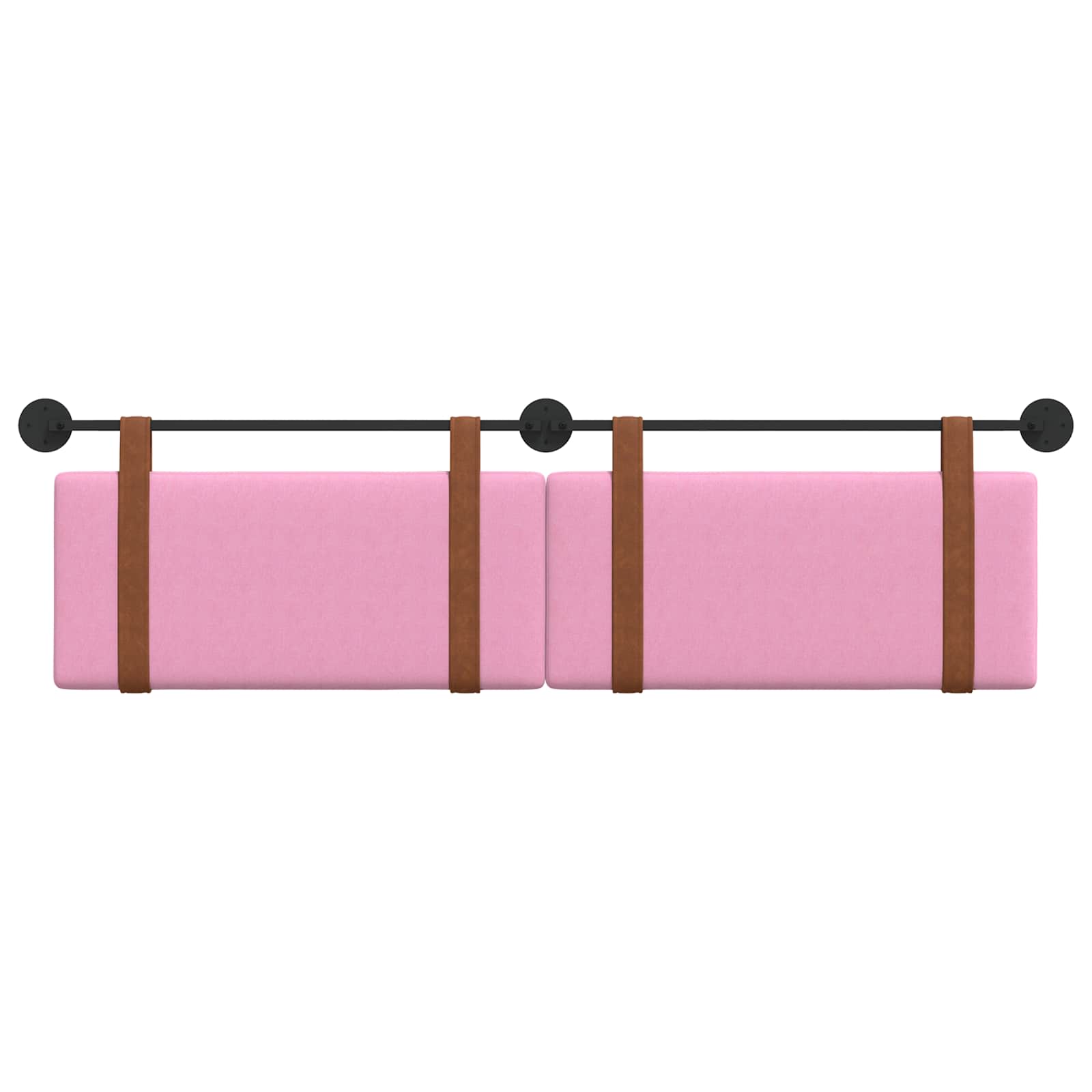 Hängendes Kopfteil Rosa Antikes PU