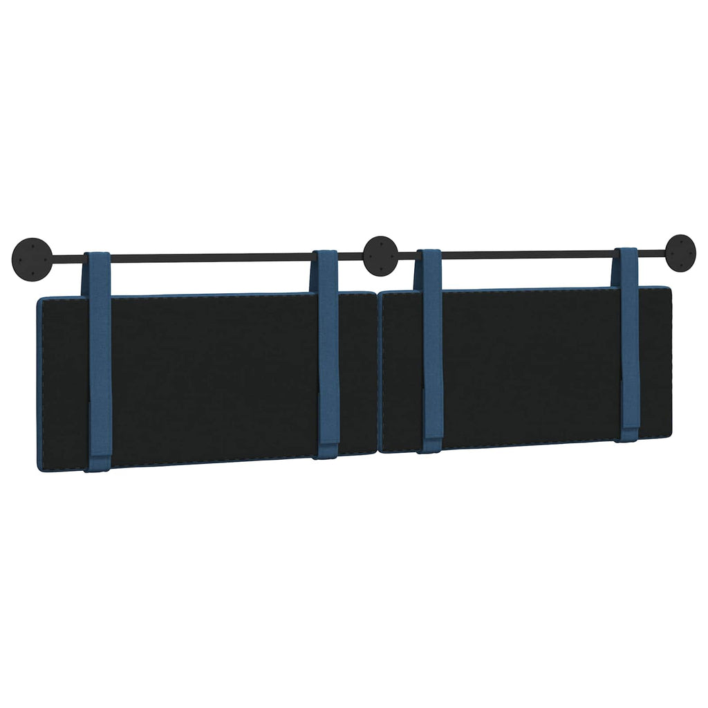 Hängendes Kopfteil Blau Stoff