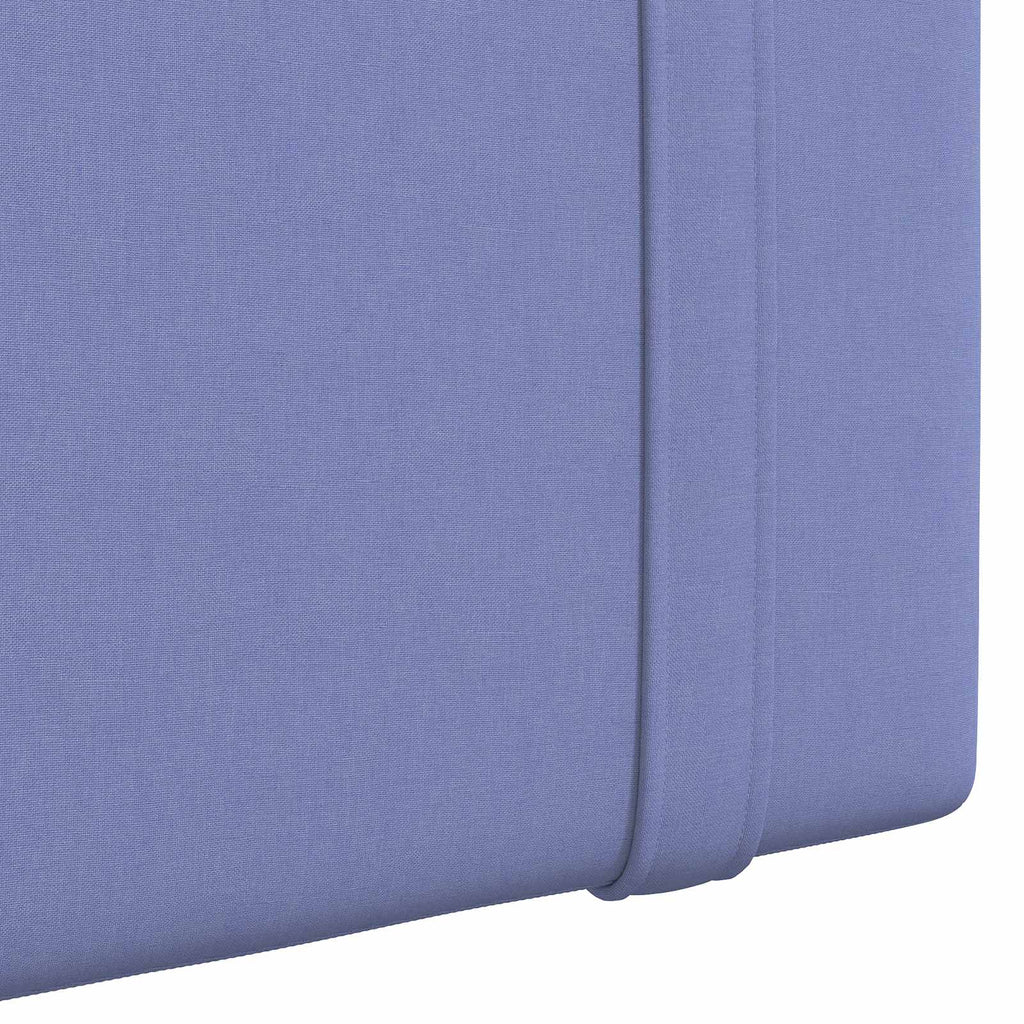 Hängendes Kopfteil Jeans blau Stoff