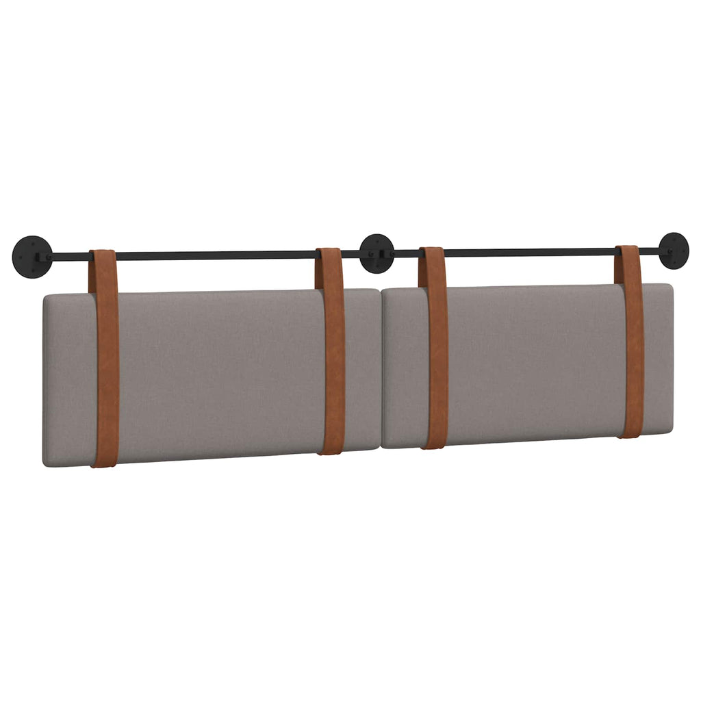 Hängendes Kopfteil Taupe Antikes PU