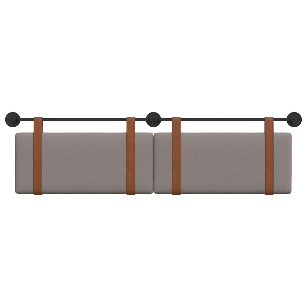 Hängendes Kopfteil Taupe Antikes PU