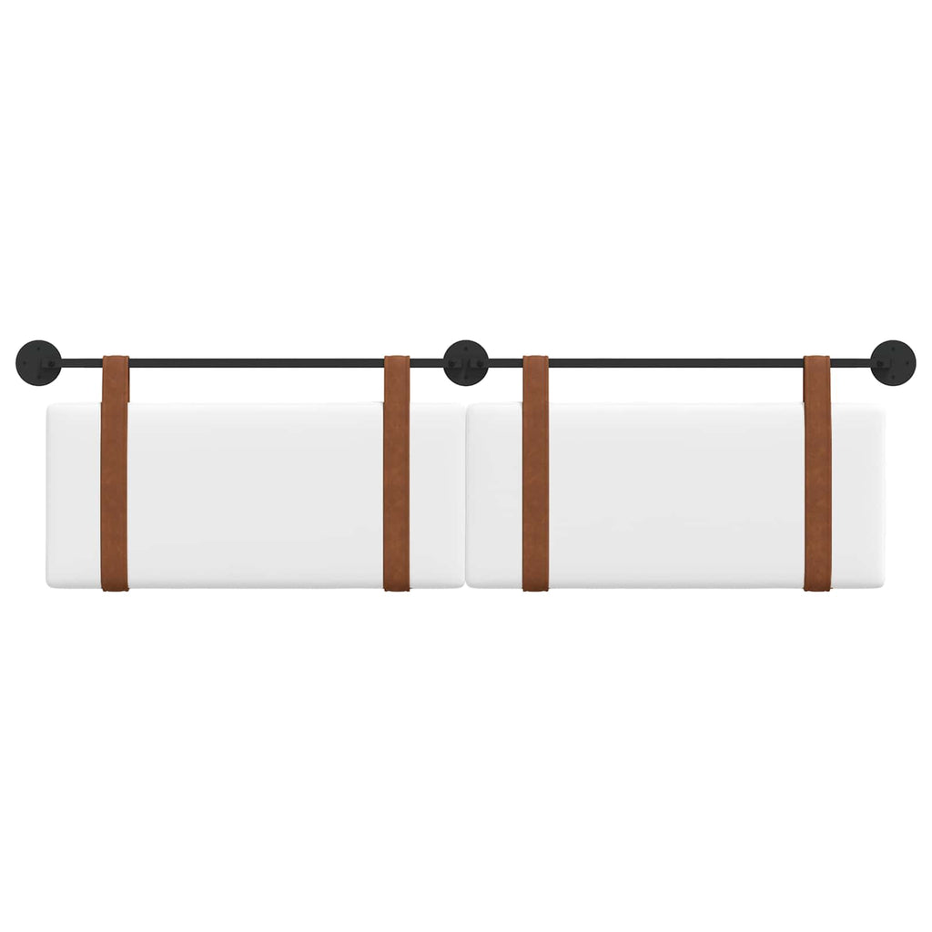 Hängevorderseite Wandmontiert Weiß 190 x 55 x 5 cm Antikes PU