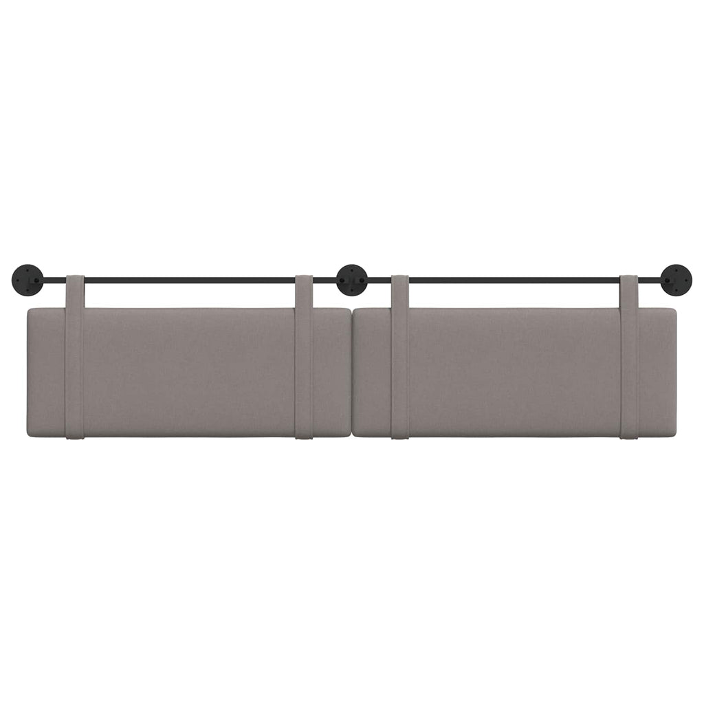 Hängendes Kopfteil Taupe Stoff