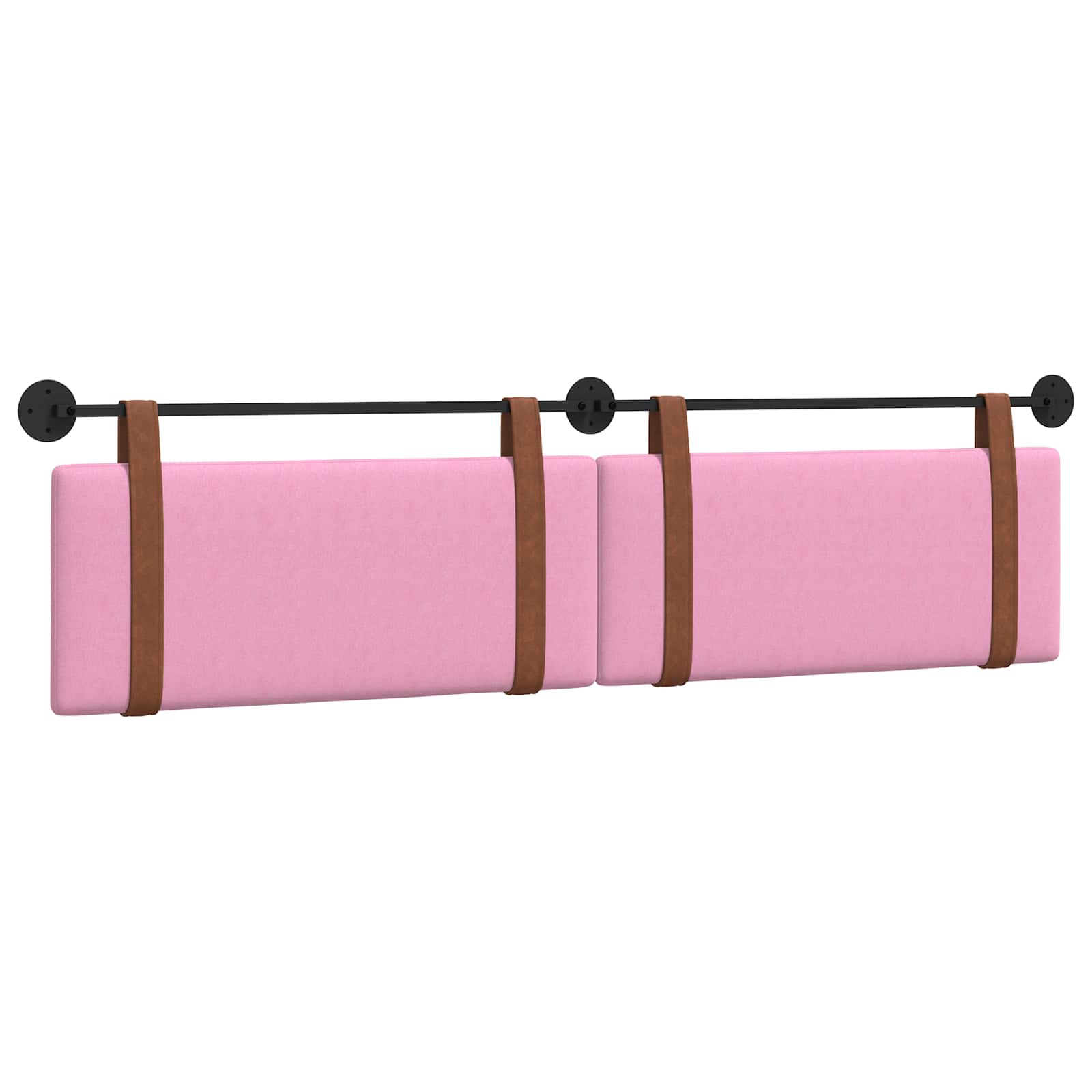 Hängendes Kopfteil Rosa Antikes PU
