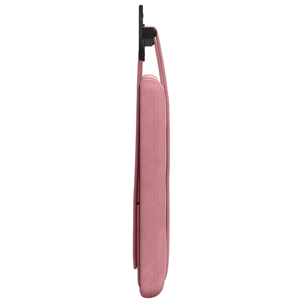 Hängendes Kopfteil Rosa Samt