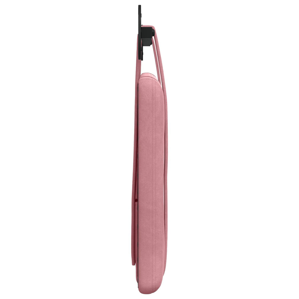 Hängendes Kopfteil Rosa Samt