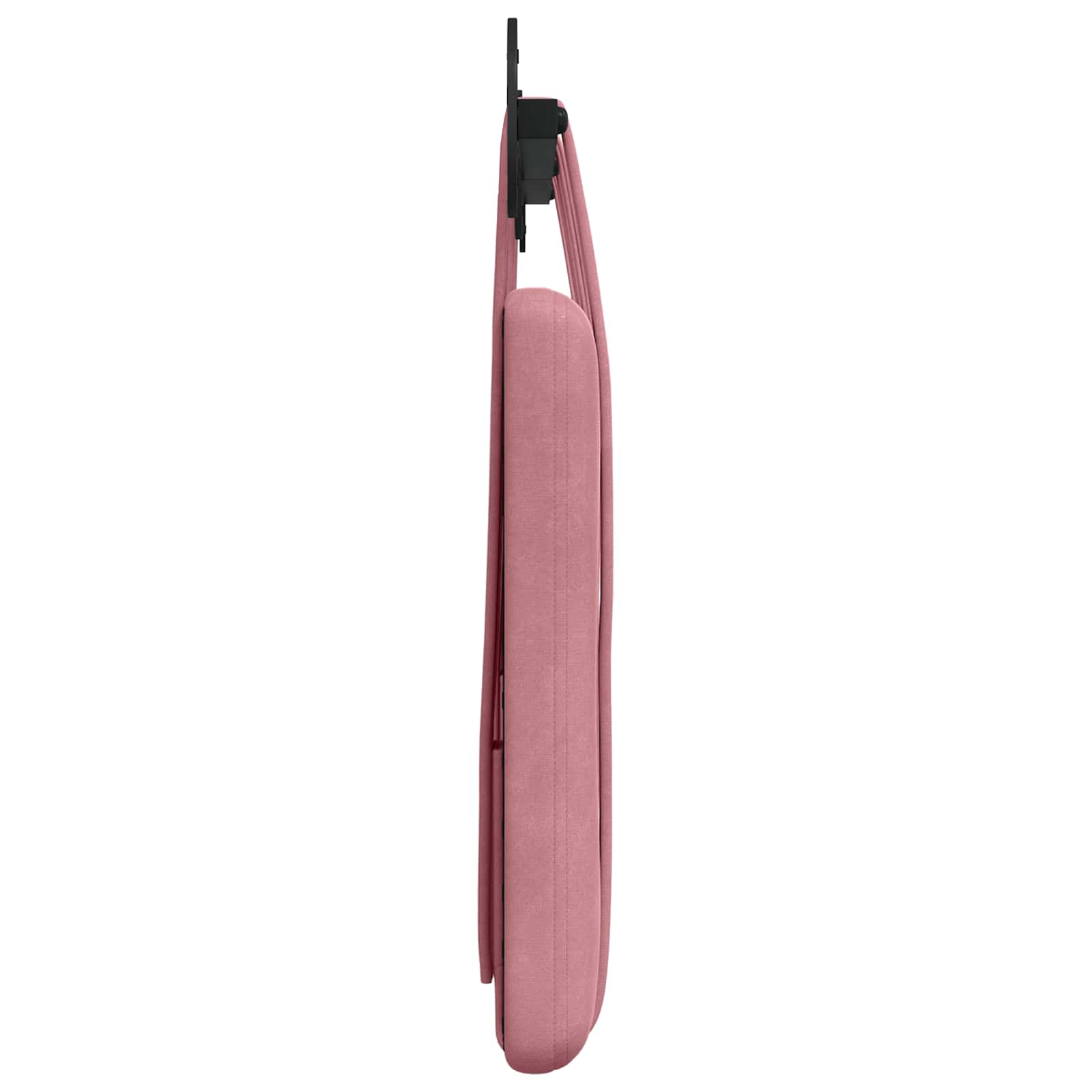 Hängendes Kopfteil Rosa Samt