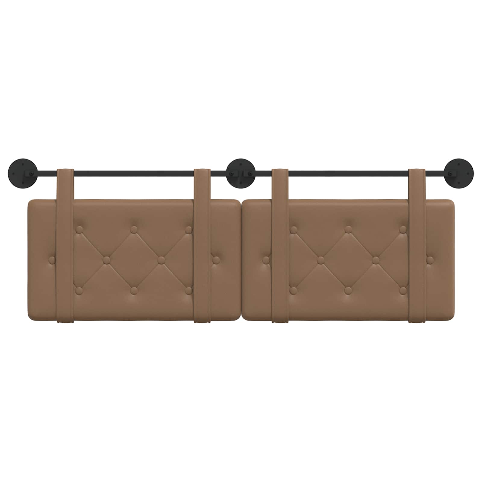 Hängendes Kopfteil Cappuccino Kunstleder