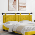 Hängendes Kopfteil Gelb Samt