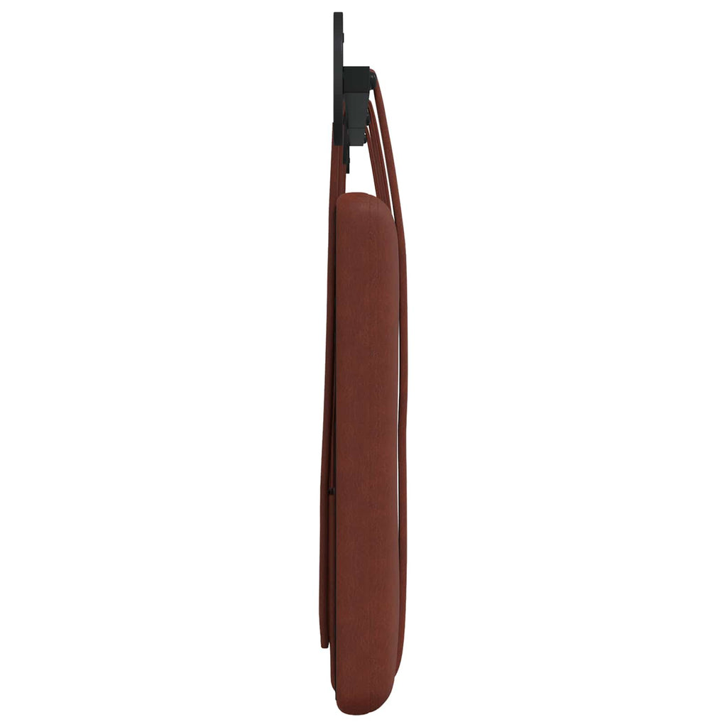Hängendes Kopfteil Glänzendes Braun Antikes PU