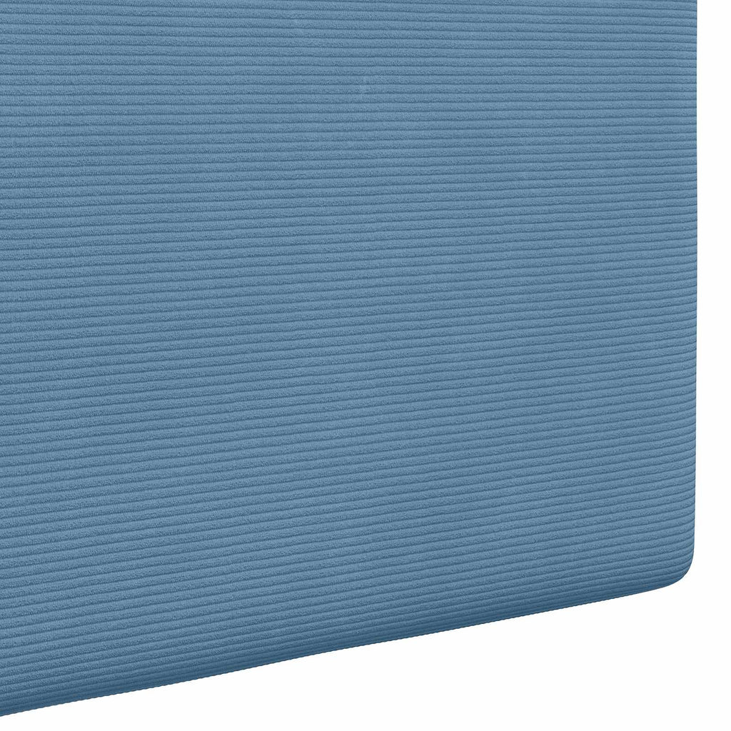 Hängendes Kopfteil Blau Cordstoff