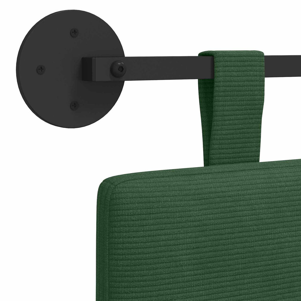 Hängendes Kopfteil Dschungelgrün Cordstoff