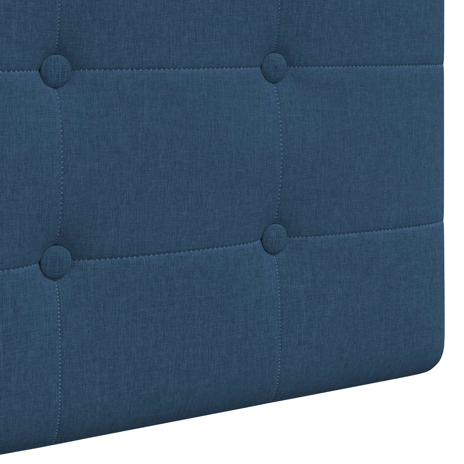 Hängendes Kopfteil Blau Stoff