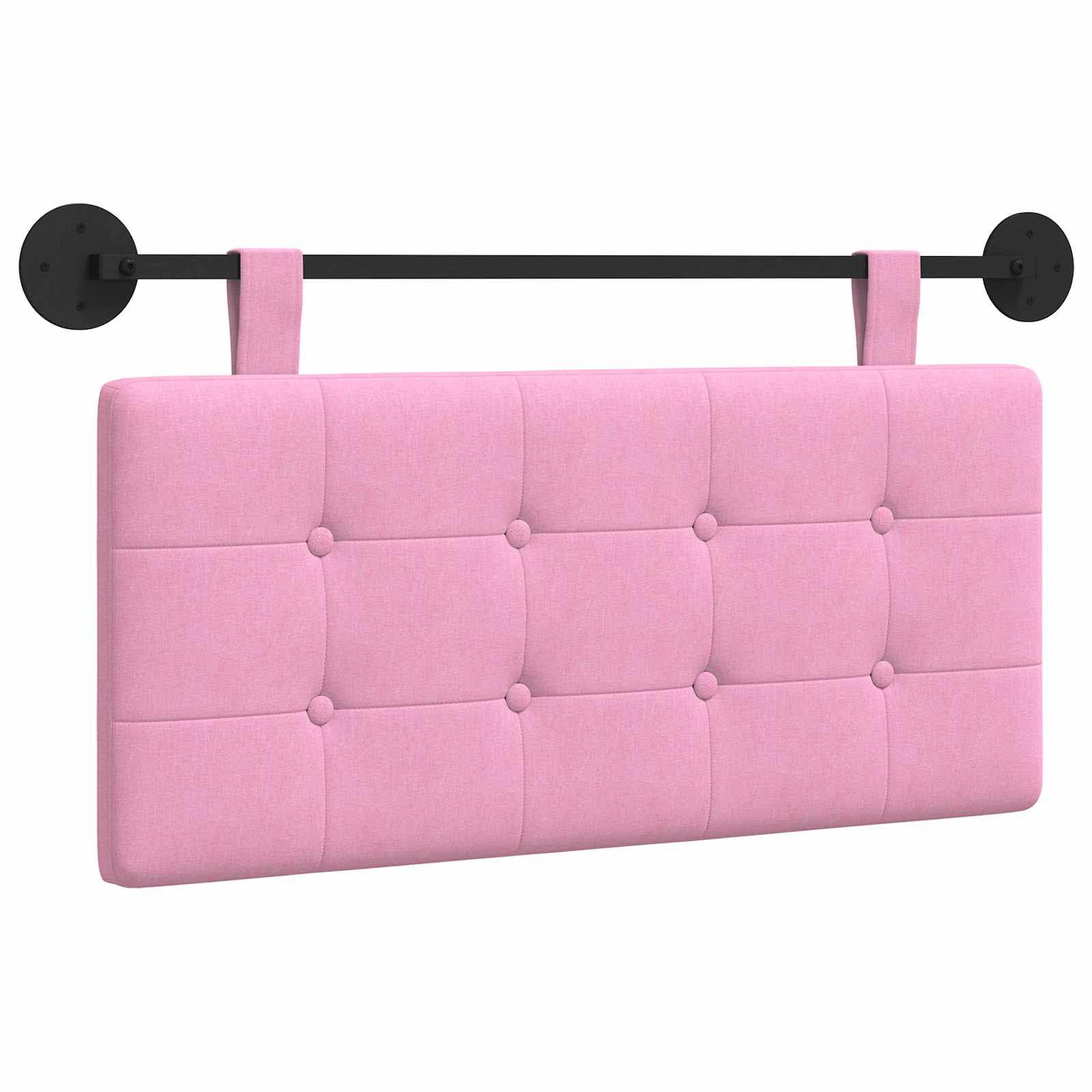 Hängendes Kopfteil Rosa Stoff