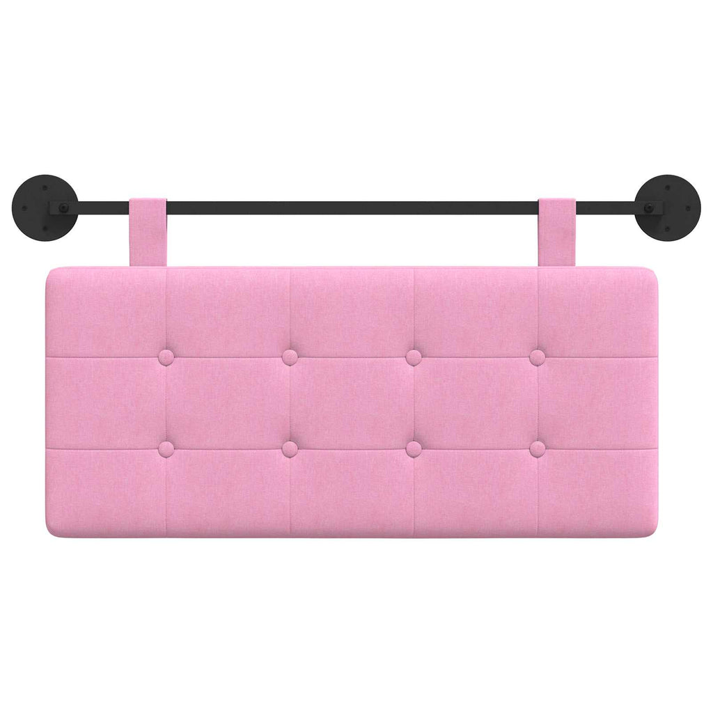 Hängendes Kopfteil Rosa Stoff