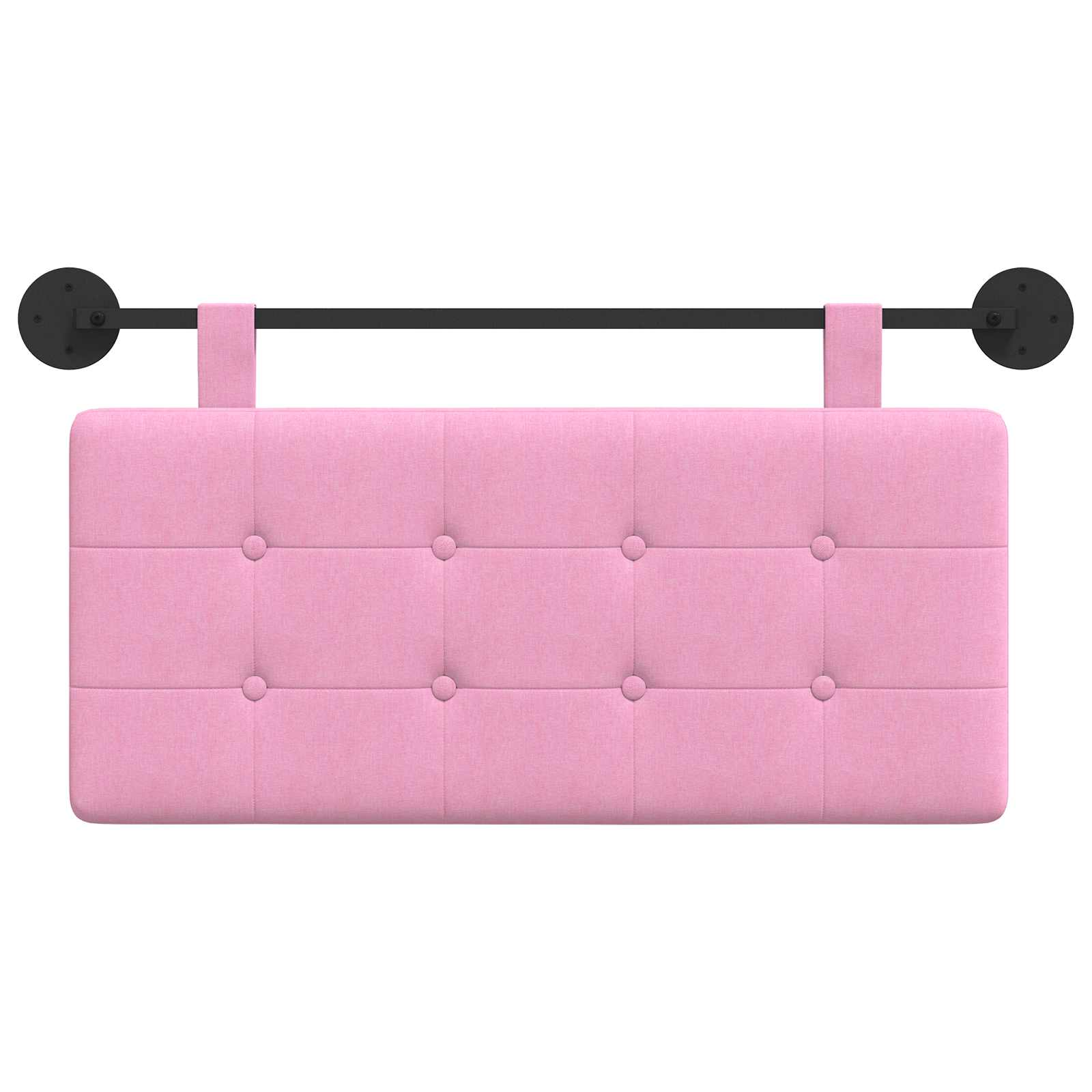 Hängendes Kopfteil Rosa Stoff
