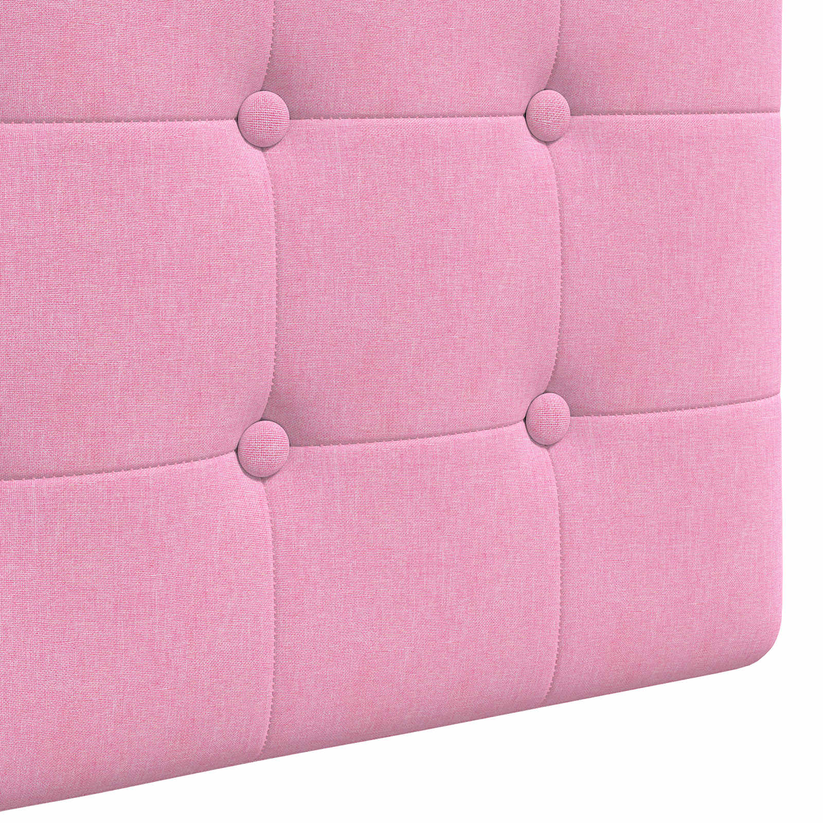 Hängendes Kopfteil Rosa Stoff