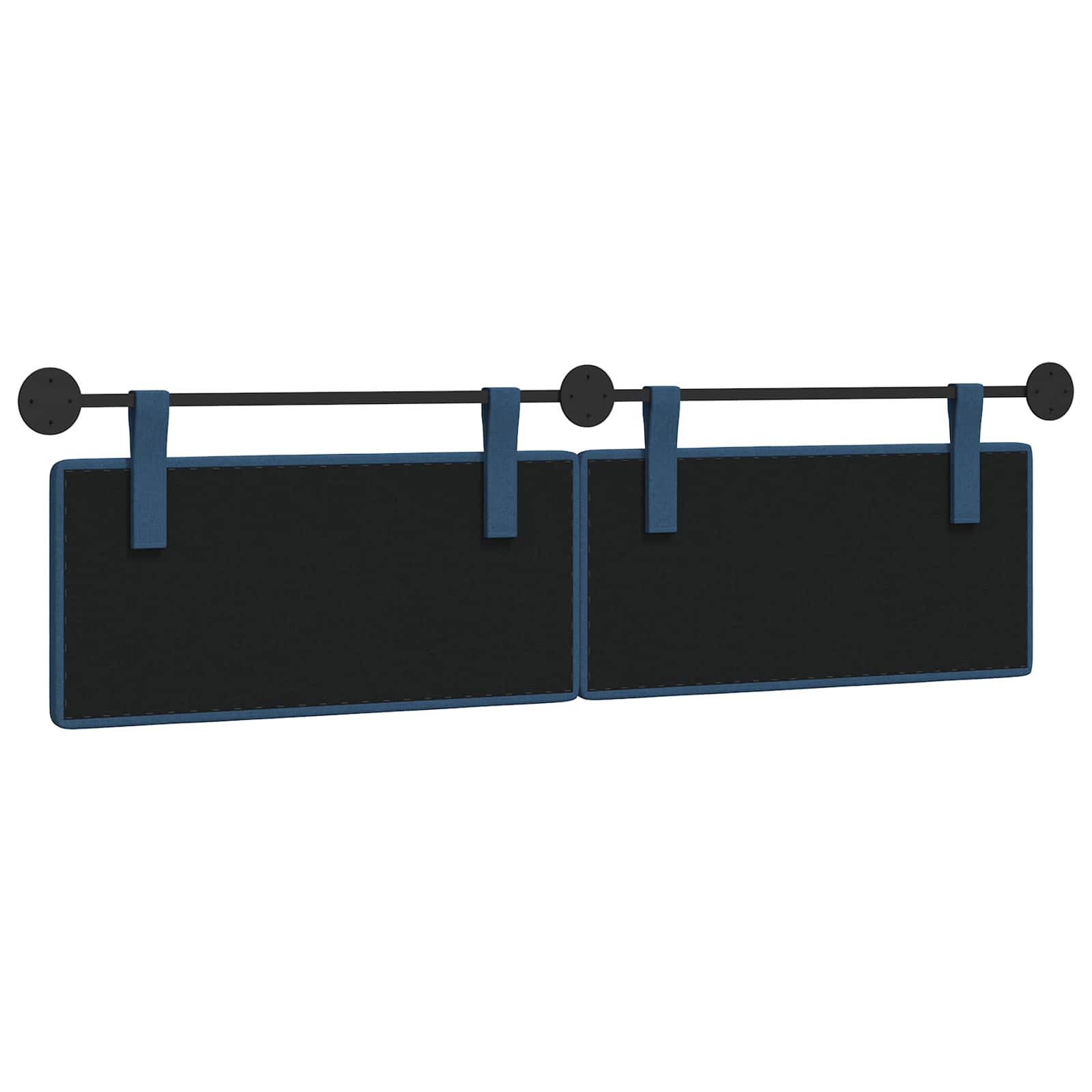 Hängendes Kopfteil Blau Stoff