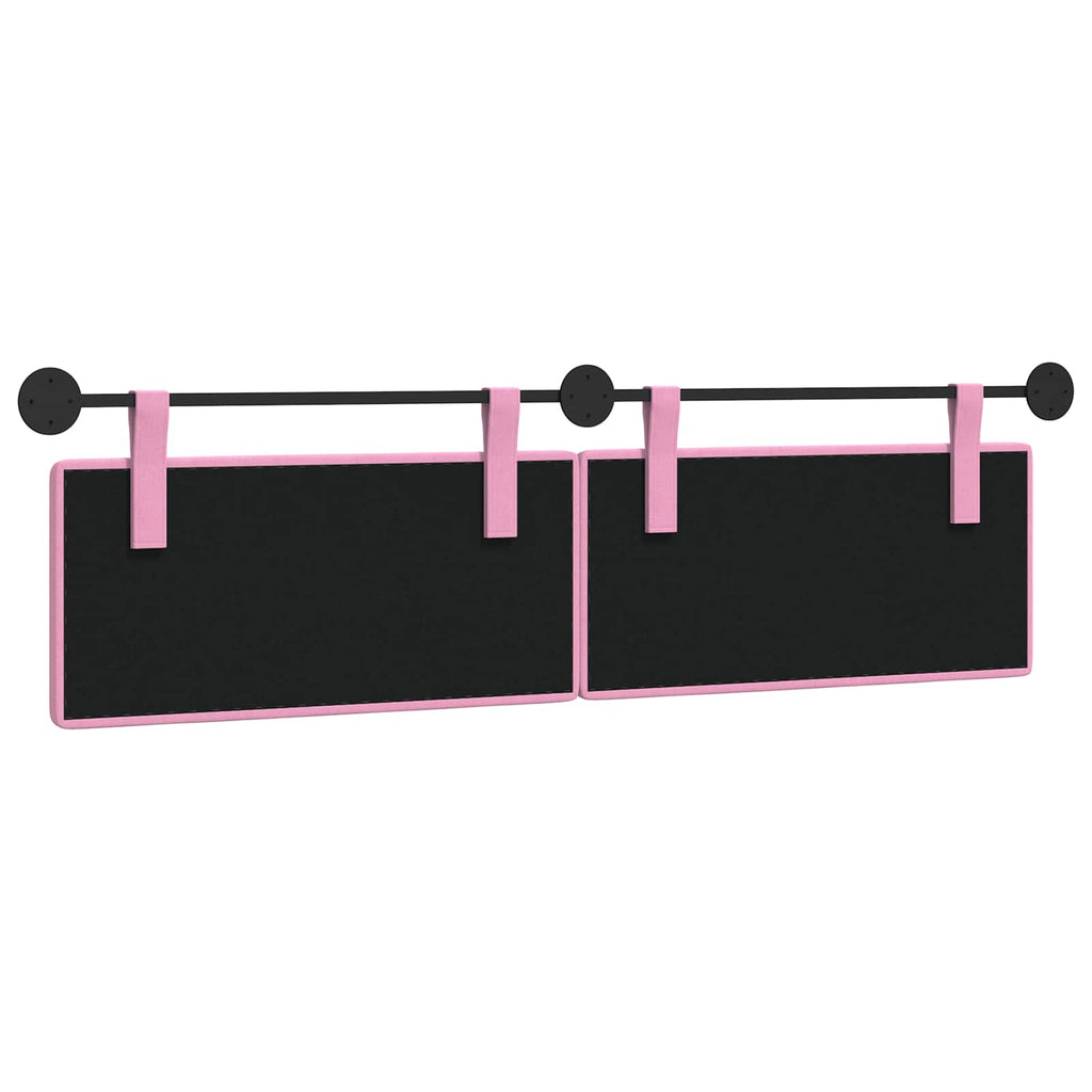 Hängendes Kopfteil Rosa Stoff