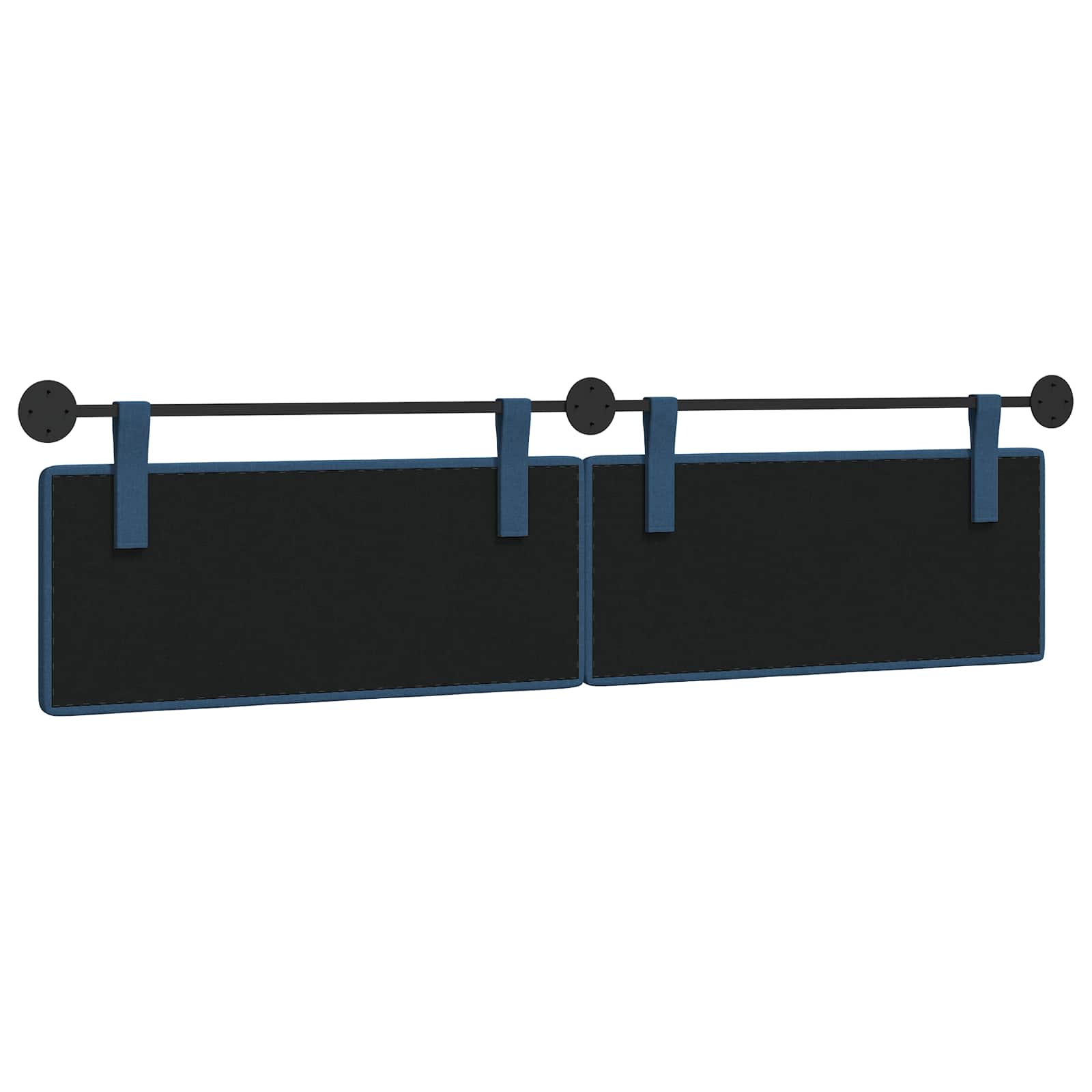 Hängendes Kopfteil Blau Stoff