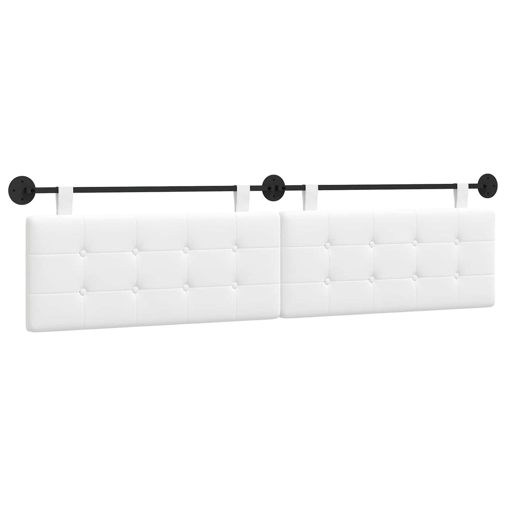 Hängendes Kopfteil Weiß Stoff