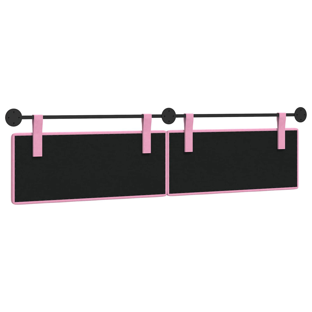 Hängendes Kopfteil Rosa Stoff
