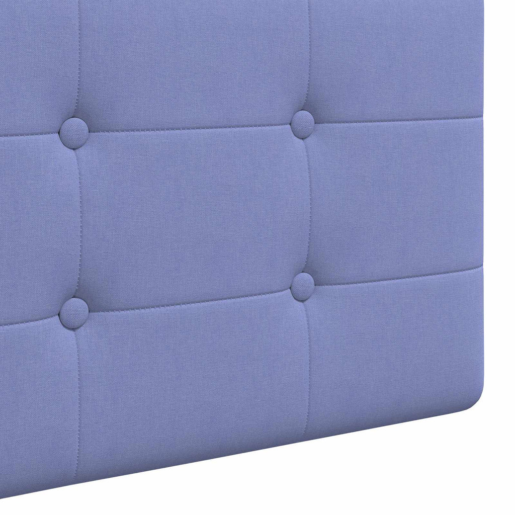 Hängendes Kopfteil Jeans blau Stoff