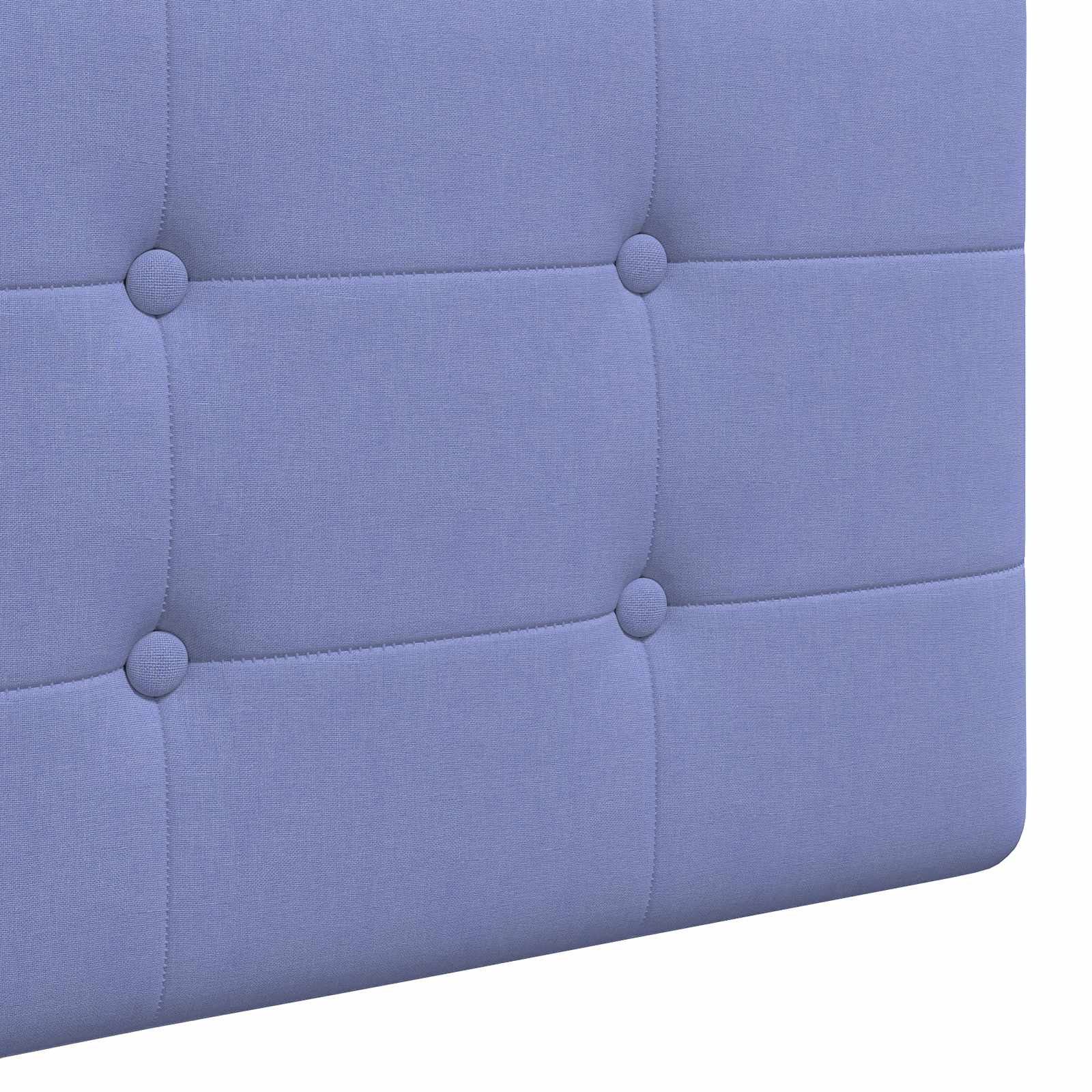 Hängendes Kopfteil Jeans blau Stoff