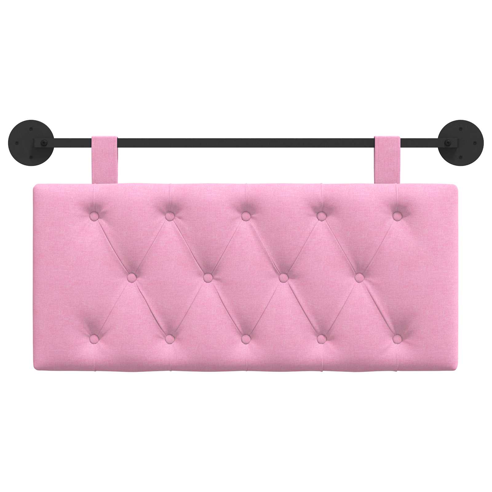 Hängendes Kopfteil Rosa Stoff