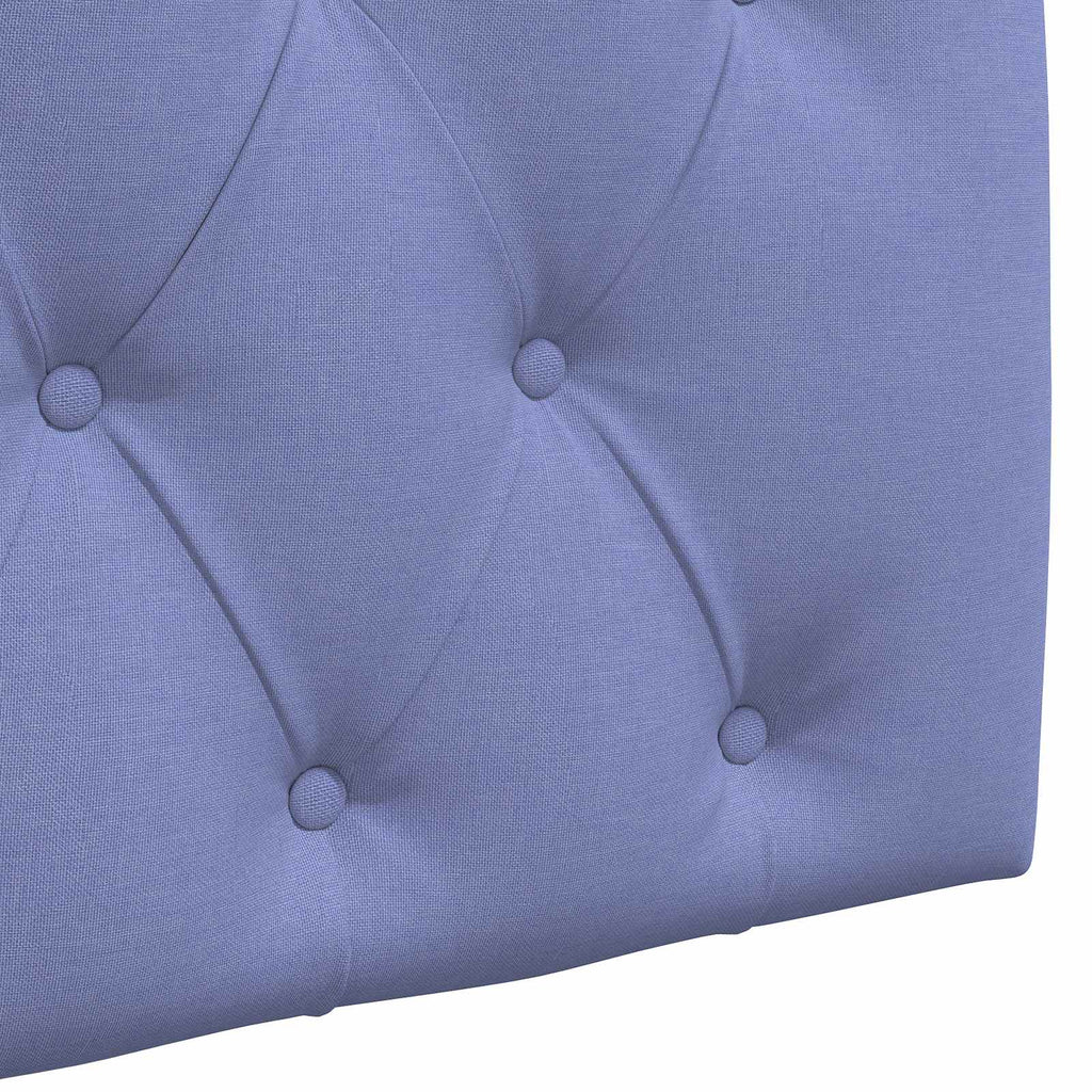 Hängendes Kopfteil Jeans blau Stoff