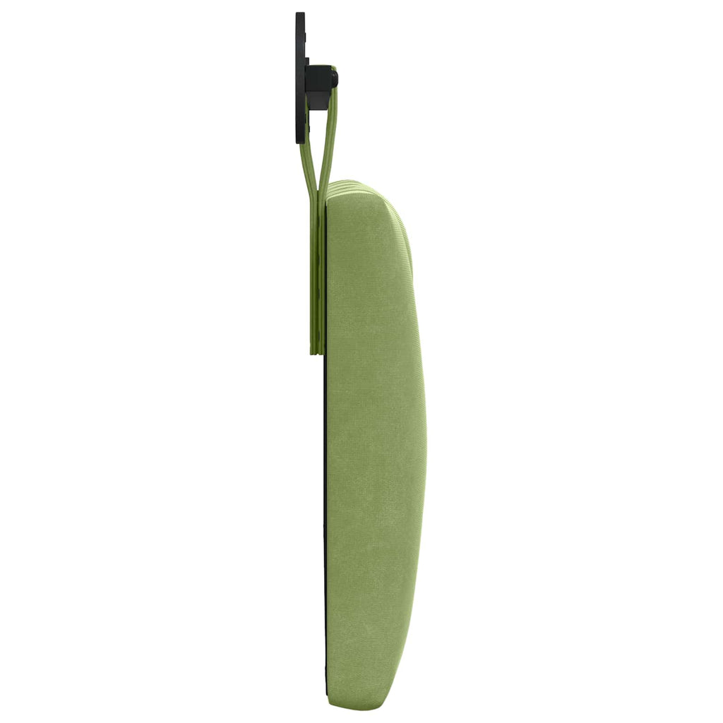 Hängendes Kopfteil Mit LED Licht Hellgrün Samt