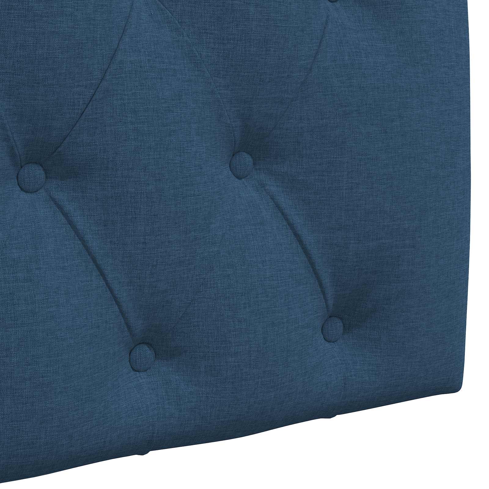 Hängendes Kopfteil Blau Stoff