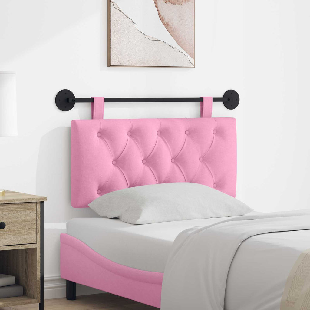 Hängendes Kopfteil Rosa Stoff