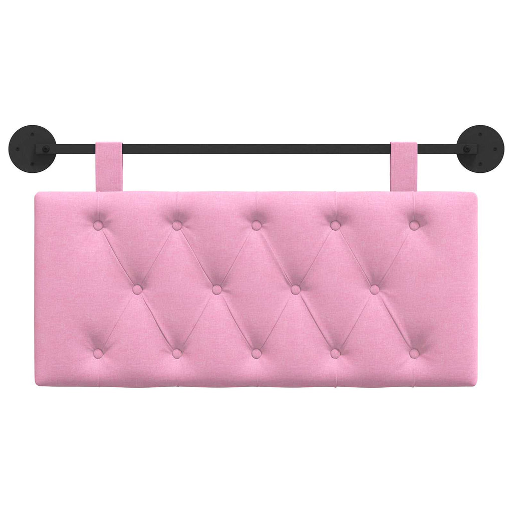 Hängendes Kopfteil Rosa Stoff