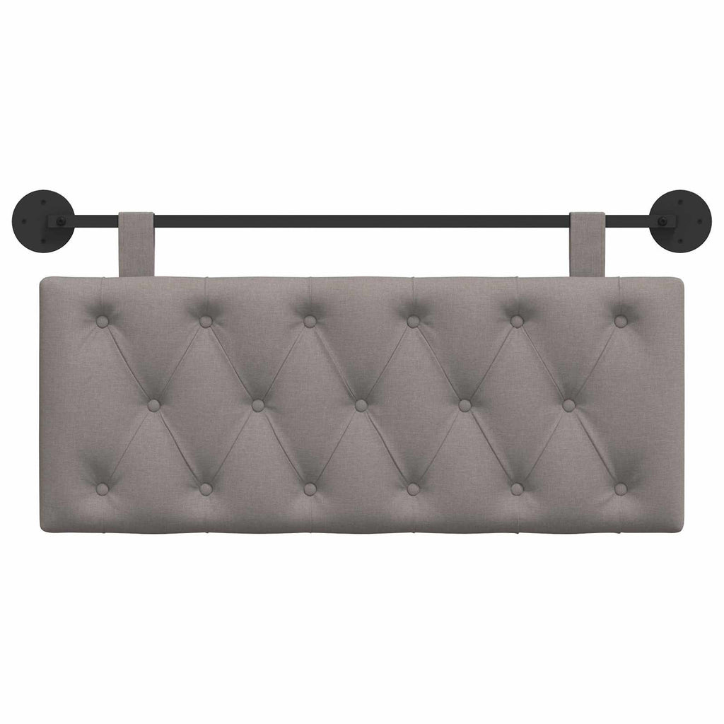 Hängendes Kopfteil Taupe Stoff
