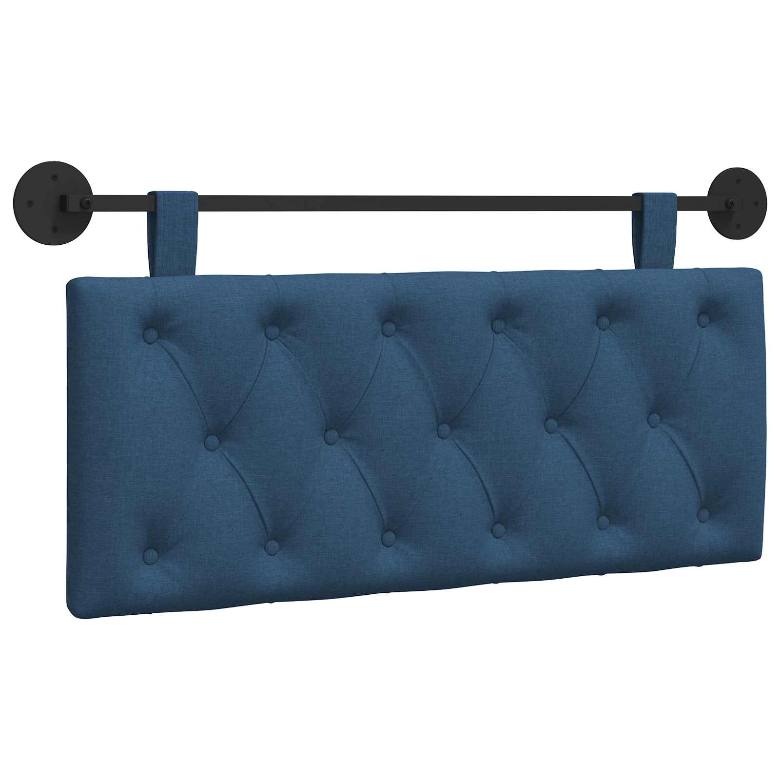 Hängendes Kopfteil Blau Stoff