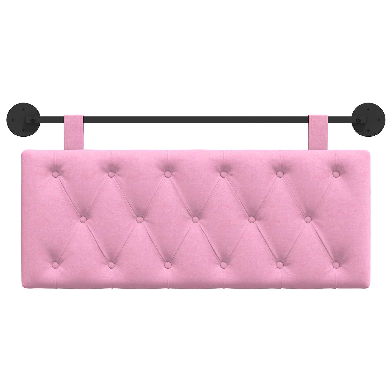 Hängendes Kopfteil Rosa Stoff
