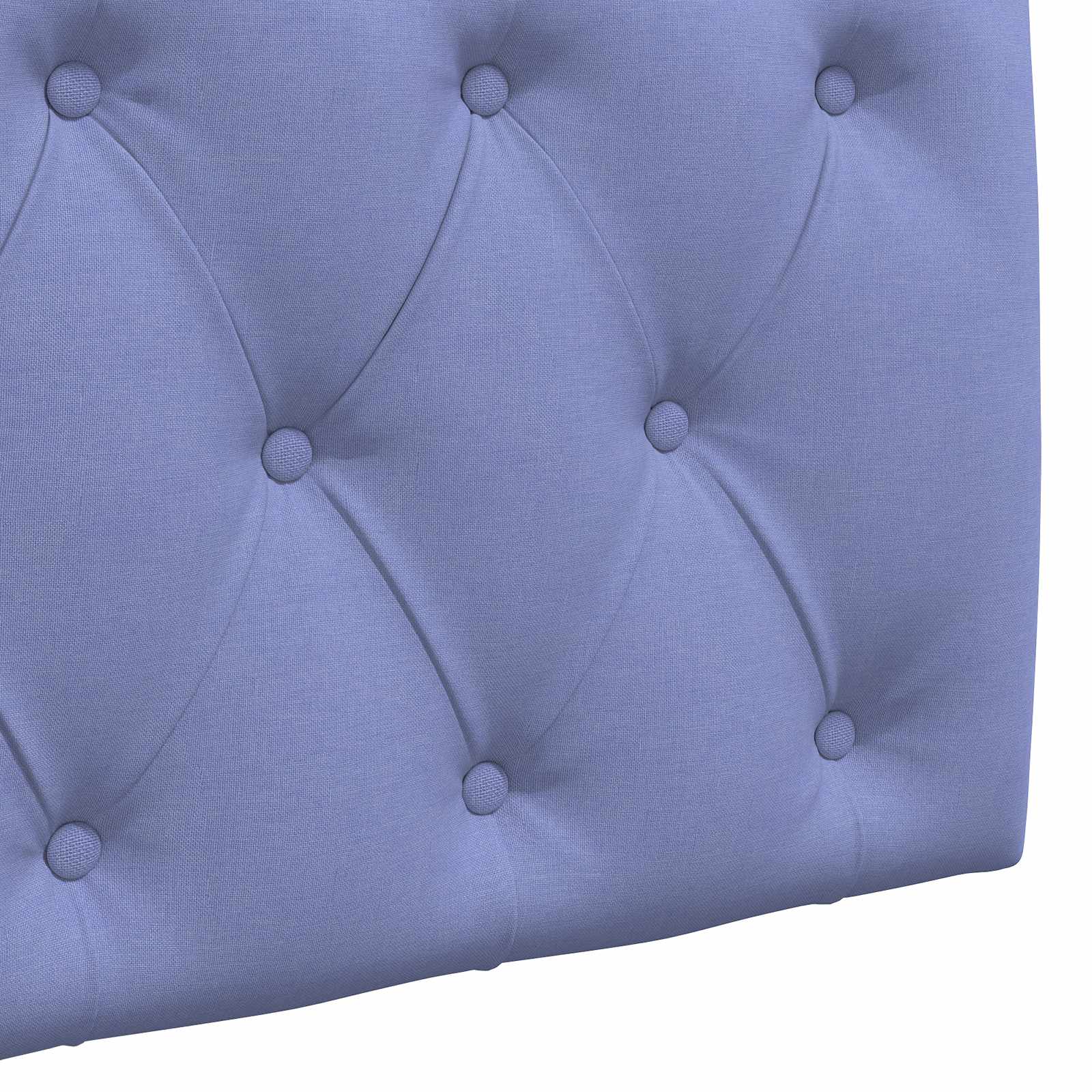 Hängendes Kopfteil Jeans blau Stoff