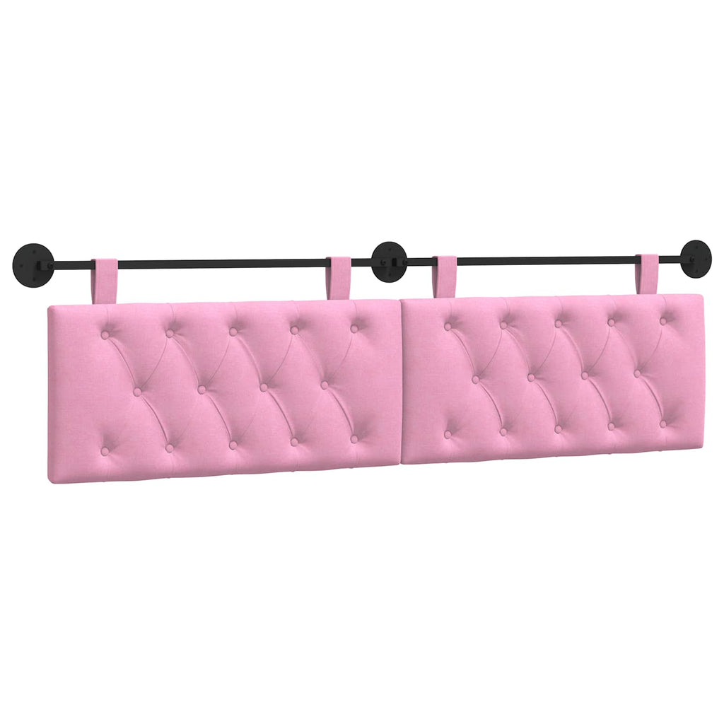 Hängendes Kopfteil Rosa Stoff